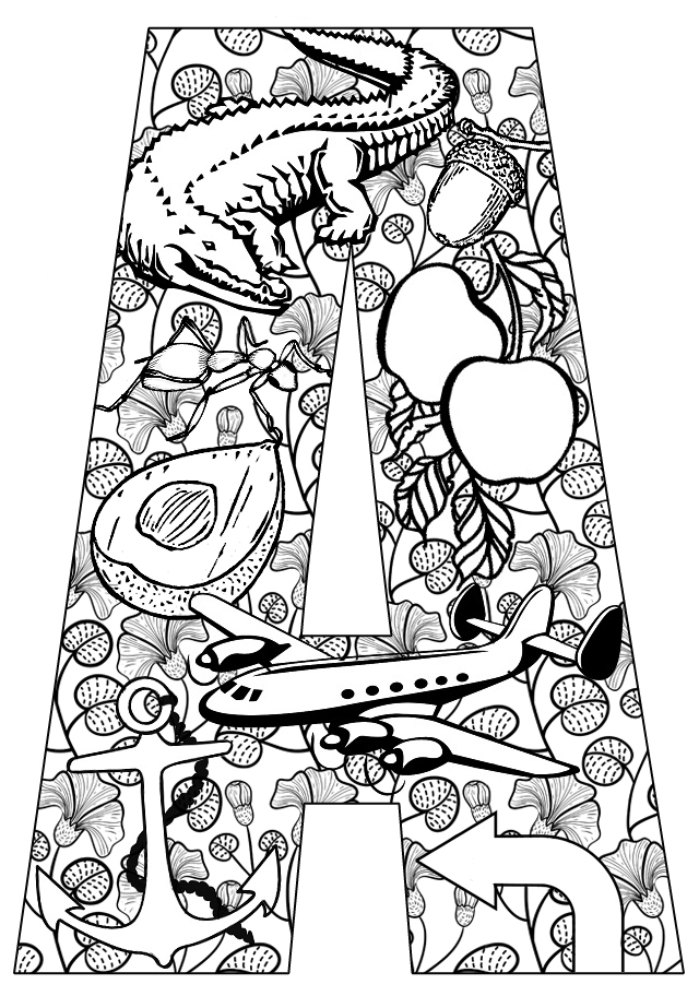 Printable letters abc coloring pages make learning the alphabet fun â