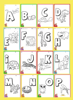 Abcs and fun printable alphabet coloring pages for homeschooling pdf