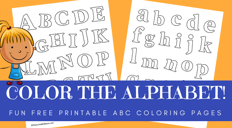 Alphabet coloring pages