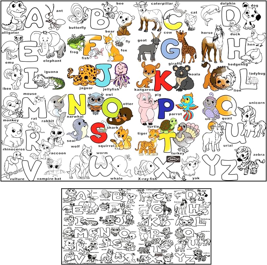 Alex art toddler coloring poster