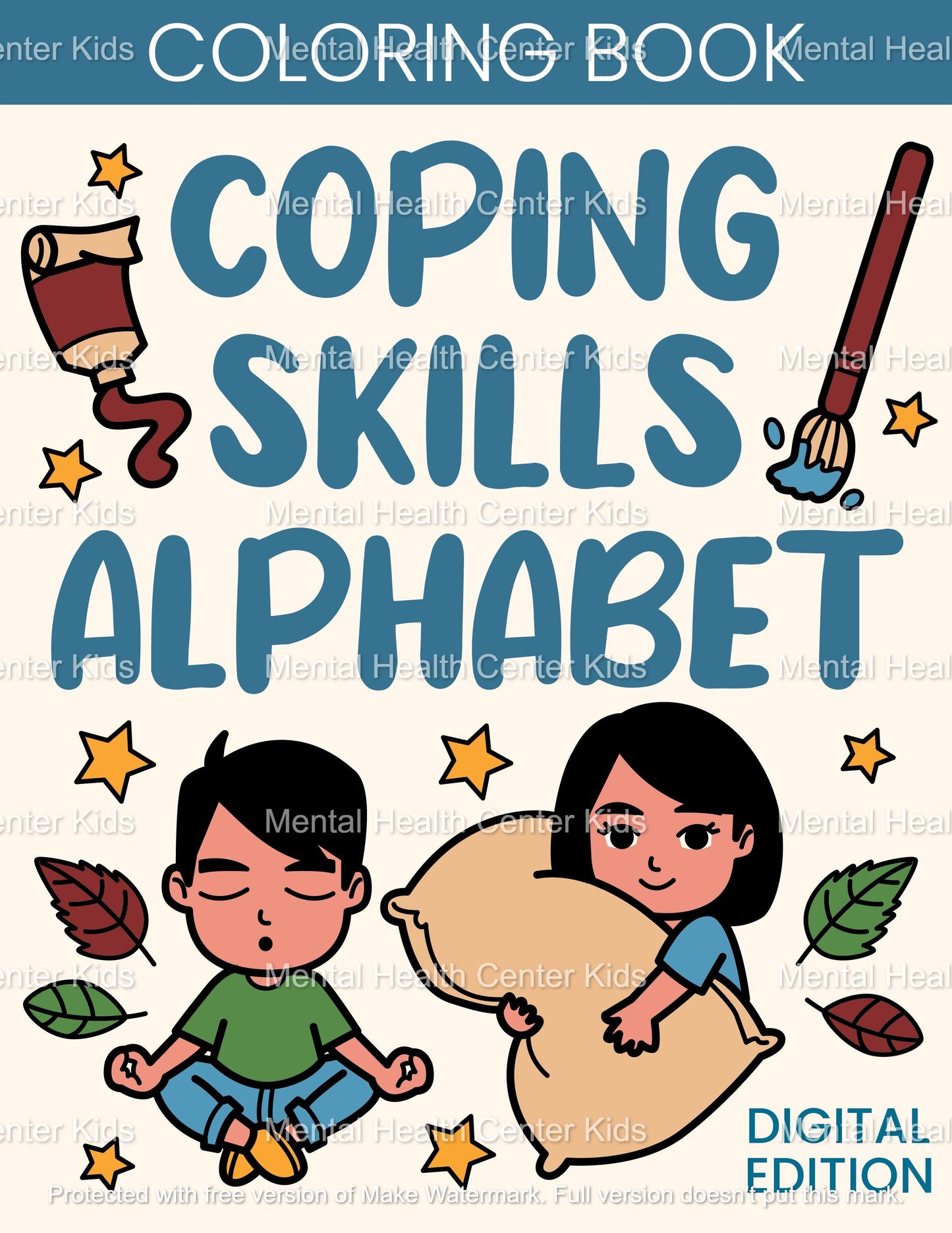 Alphabet coloring book â mental health center kids