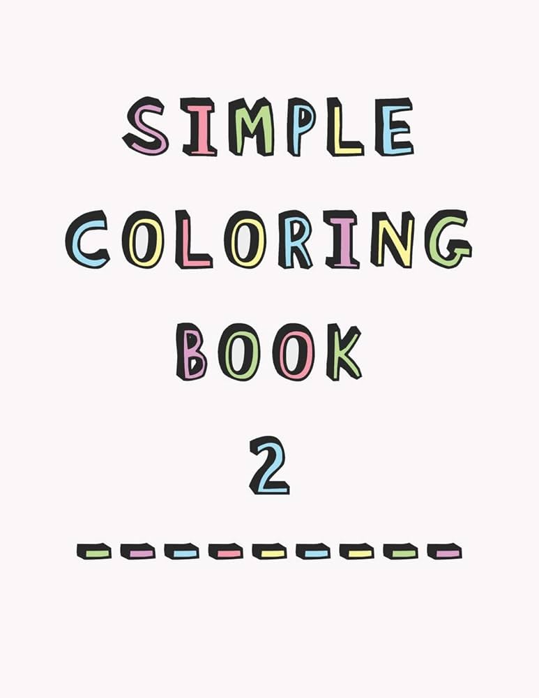 Simple loring book nd edition dementia alzheimers louring booklet calming anti