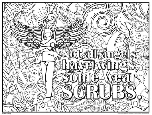 Alzheimers awareness personalized giant coloring poster â debbie lynn