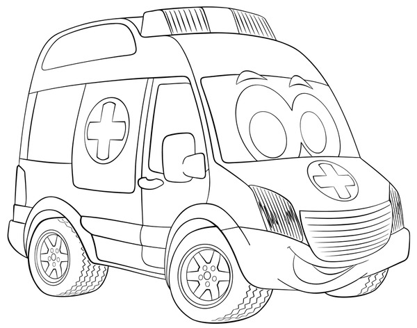 Thousand coloring ambulance royalty
