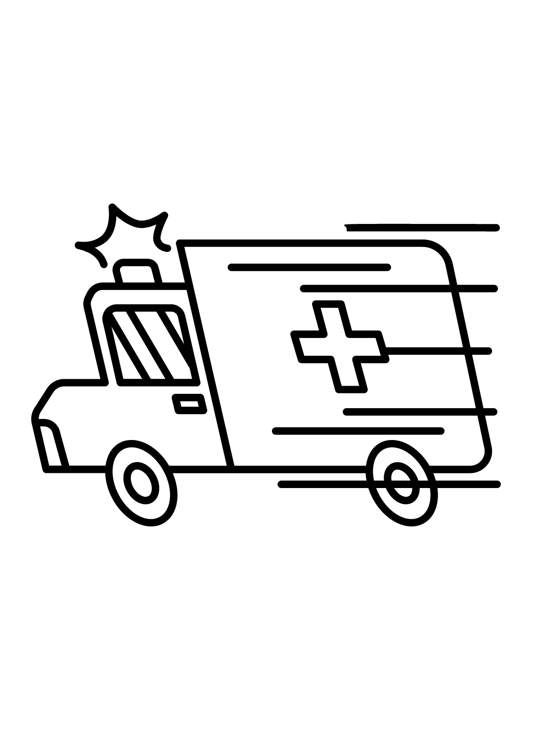 Ambulance coloring pages printable for free download