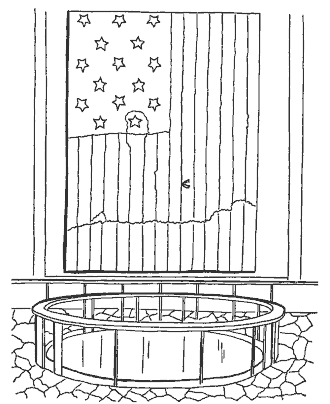 American flag coloring pages