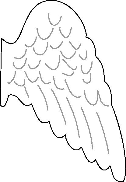 Angel wing templates unique angel wings pattern use the printable outline for crafts â peterainsworth angel wings clip art wings clip art