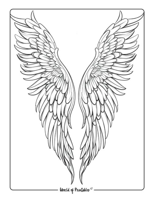 Angel coloring pages