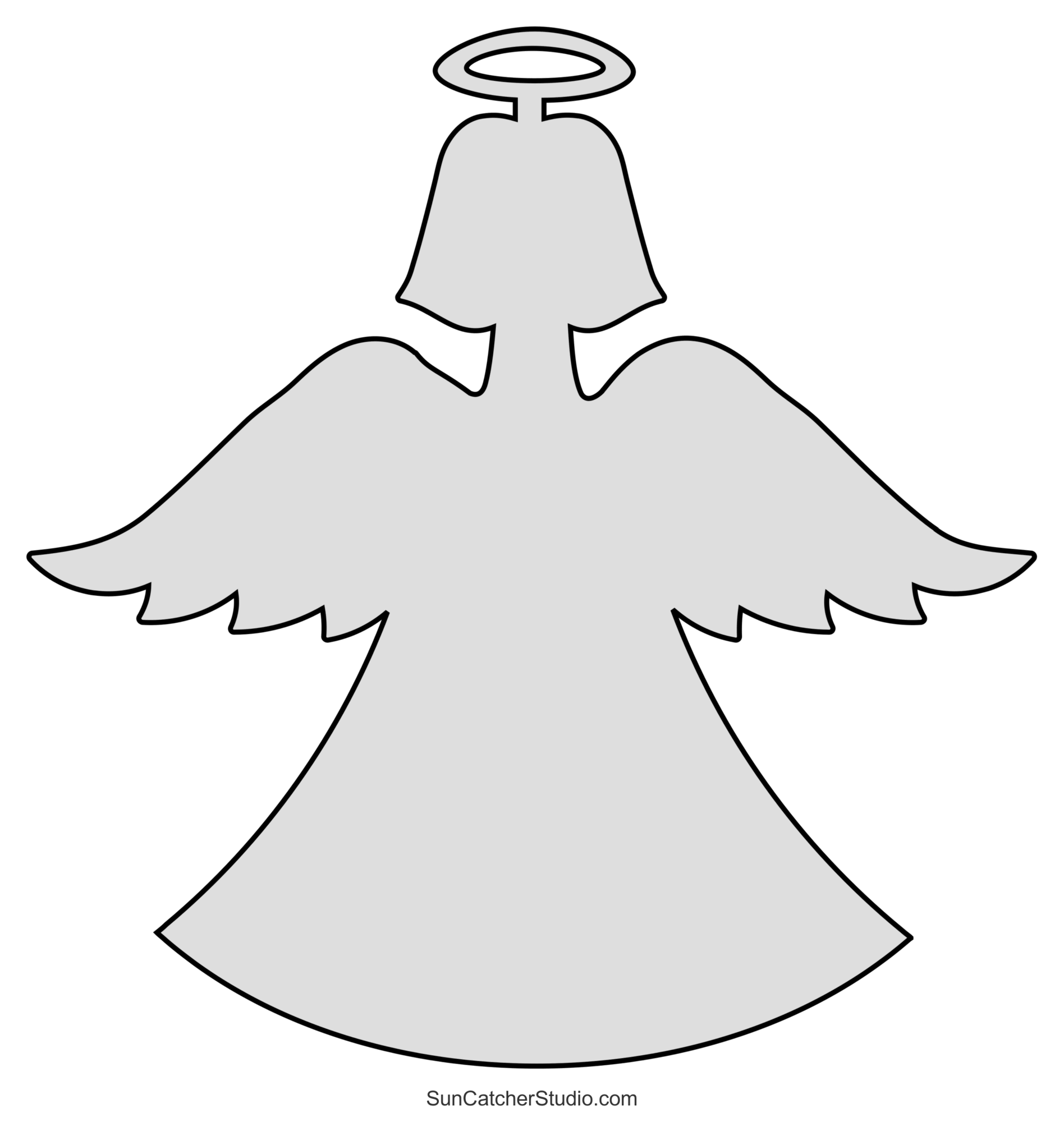 Angel templates and stencils free printable patterns â diy projects patterns monograms designs templates