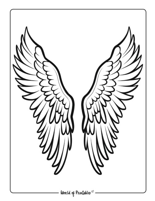 Angel coloring pages