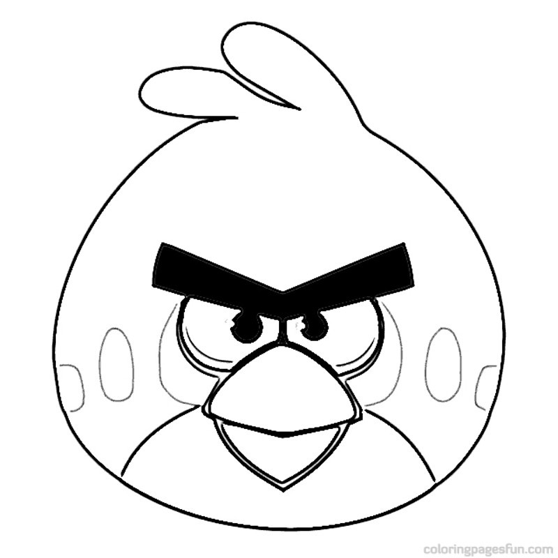 Free printable angry bird coloring pages for kids