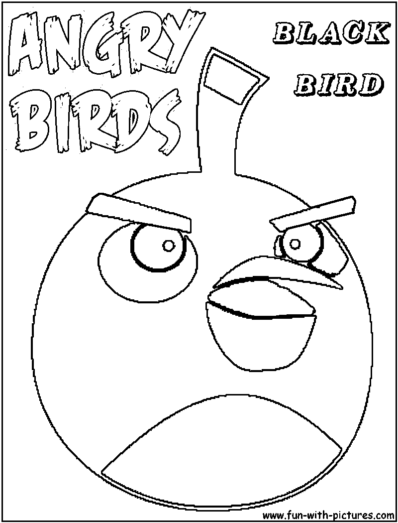 Angry birds coloring pages