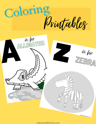 A to z animal coloring pages printable