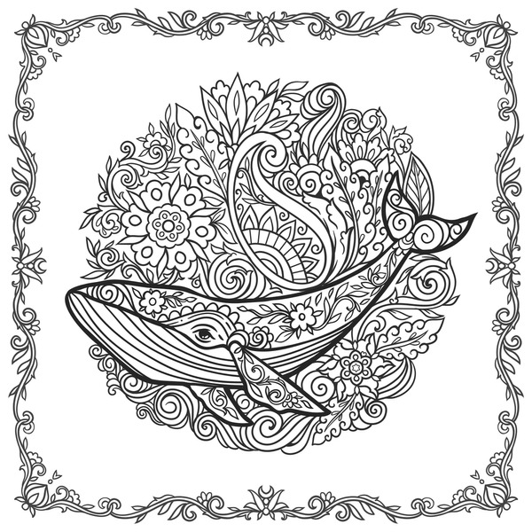 Animals adult coloring images stock photos d objects vectors