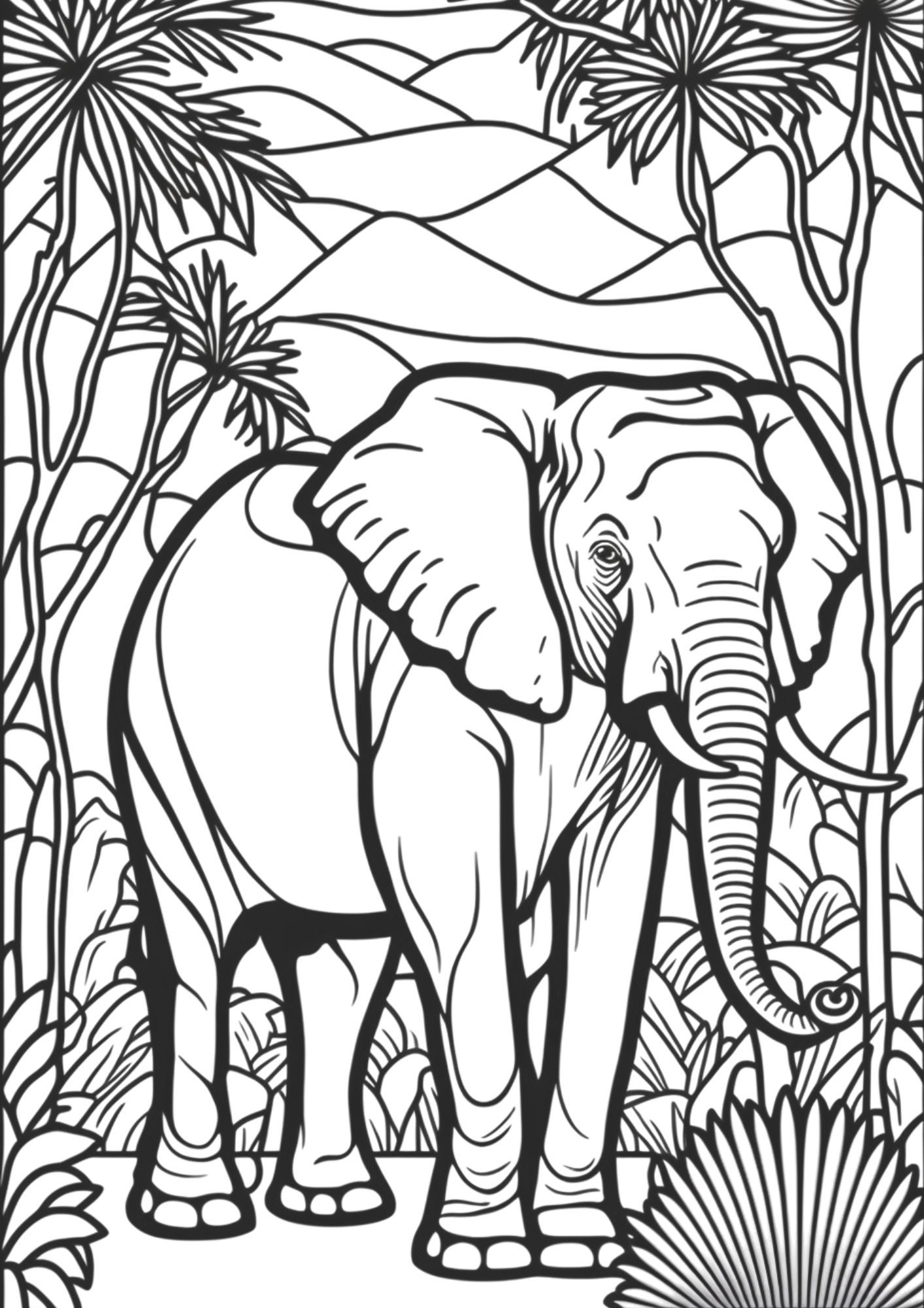 Free printable animal coloring pages for adults relax unwind and color