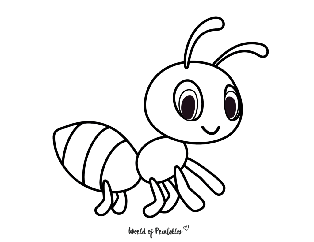 Easy coloring pages for kids