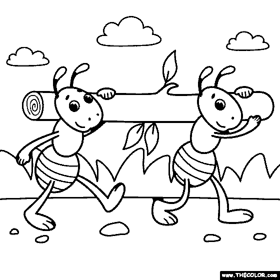 Anial activities online coloring pages