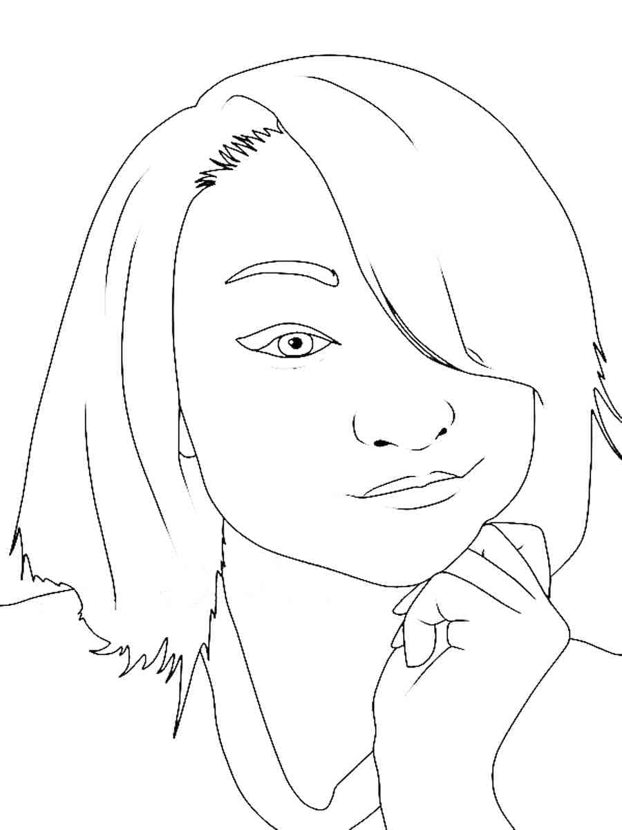 Aphmau image coloring page