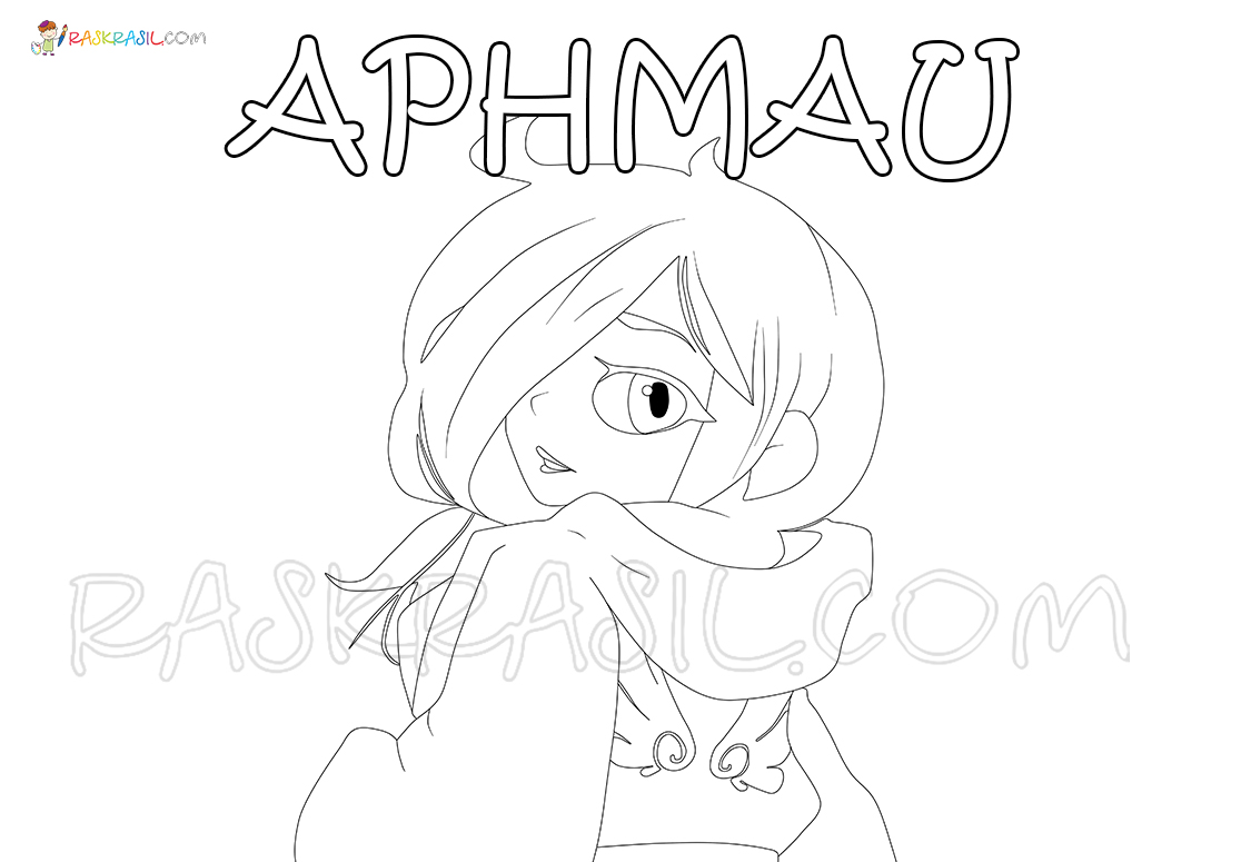 Aphmau coloring pages
