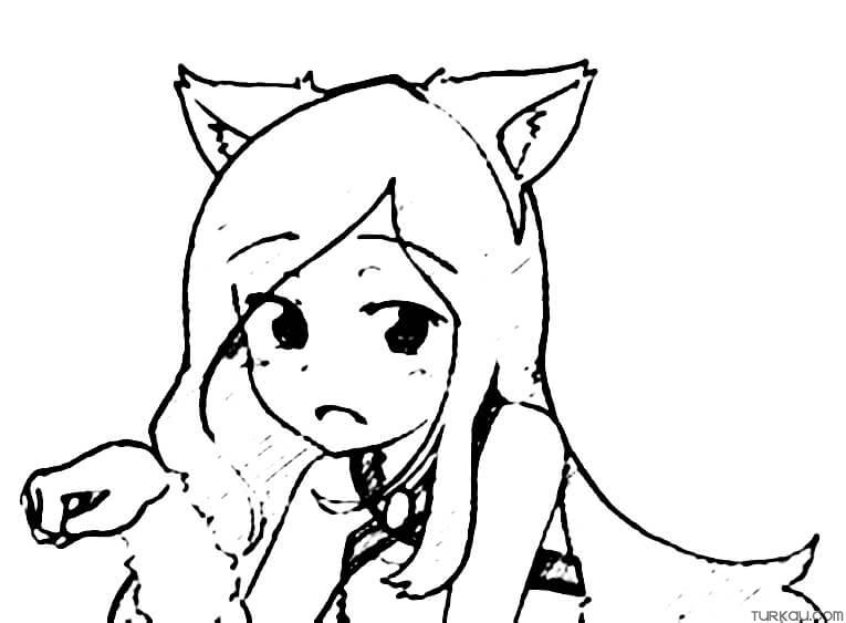 Aphmau coloring page
