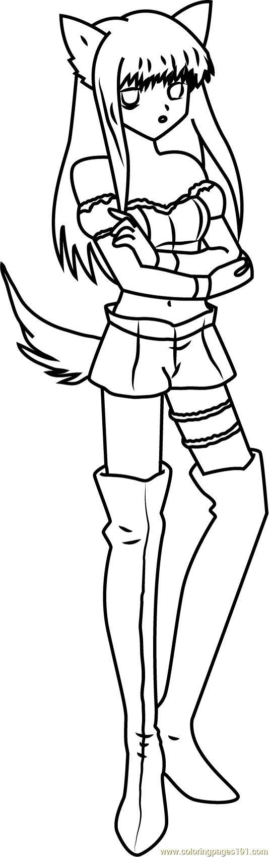 Mew mew renee by sweet amberkins coloring page for kids