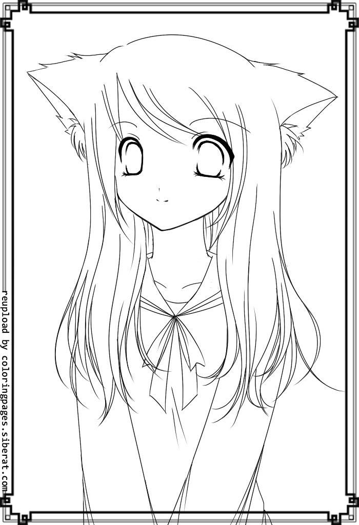 Aphmau anime coloring pages