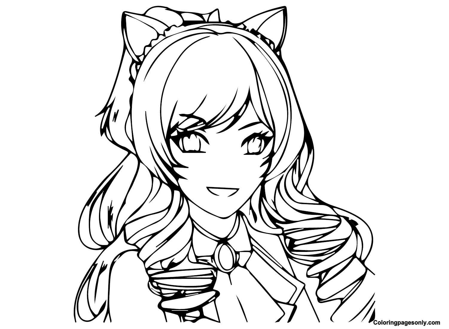 Aphmau drawings coloring page