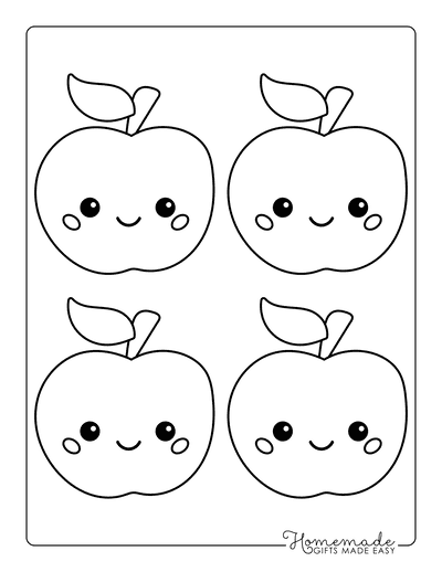 Free printable apple templates for fall crafts