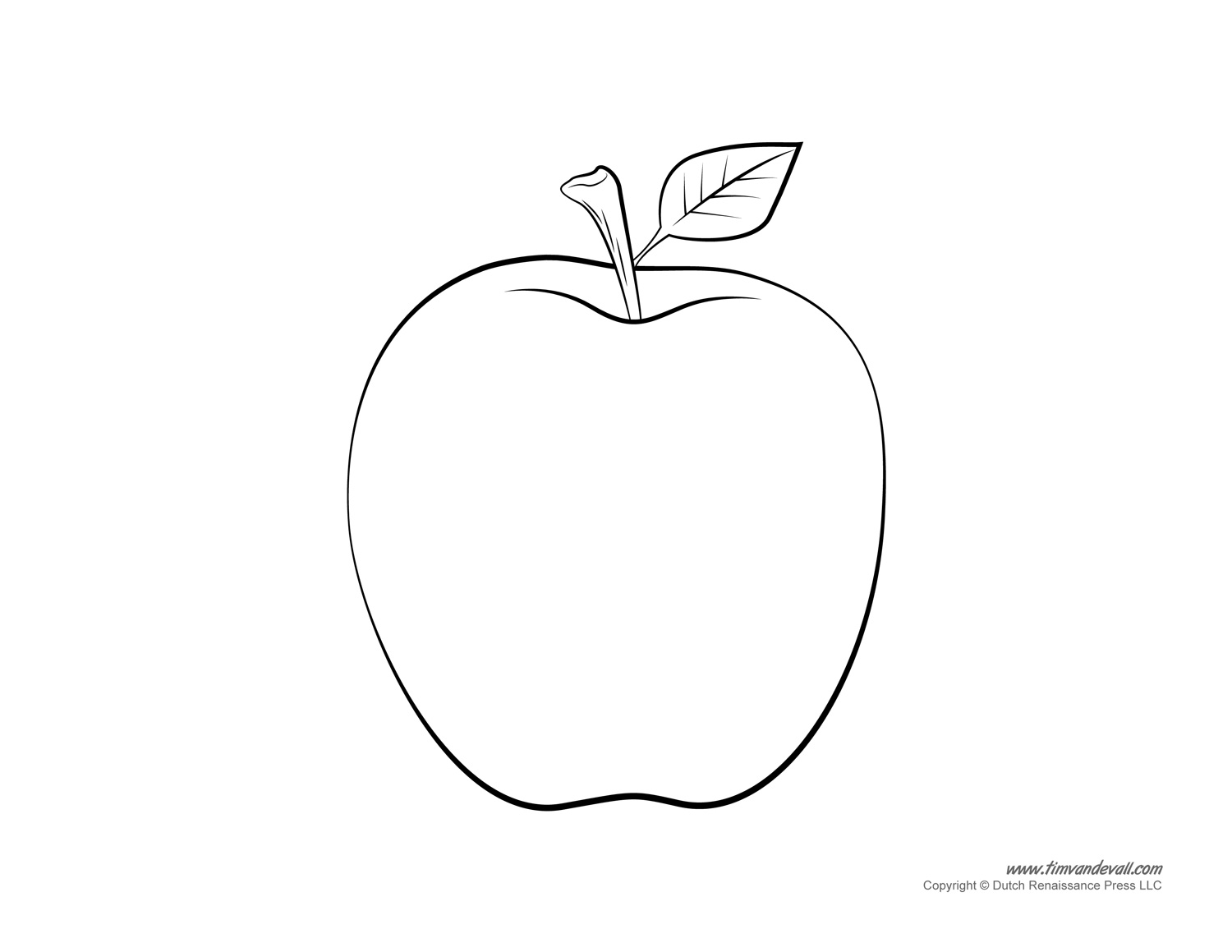 Apple templates â tims printables