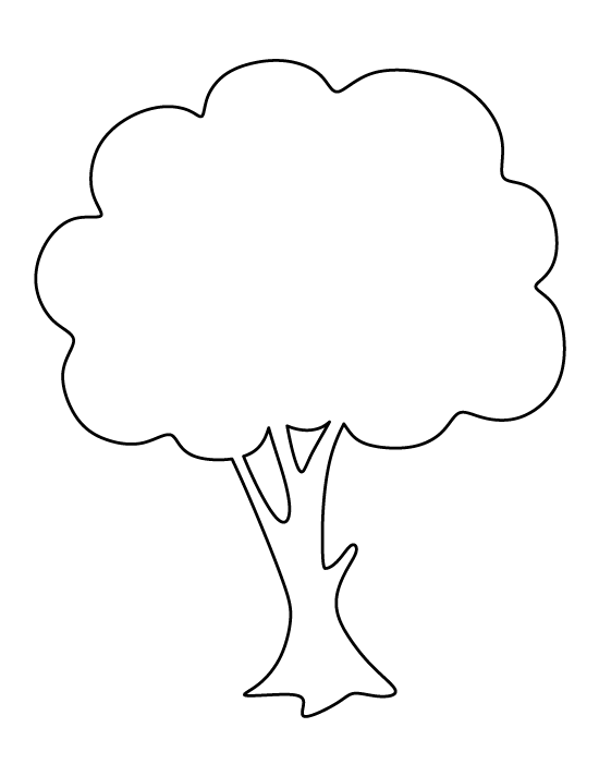 Printable apple tree template tree printable free tree templates tree outline