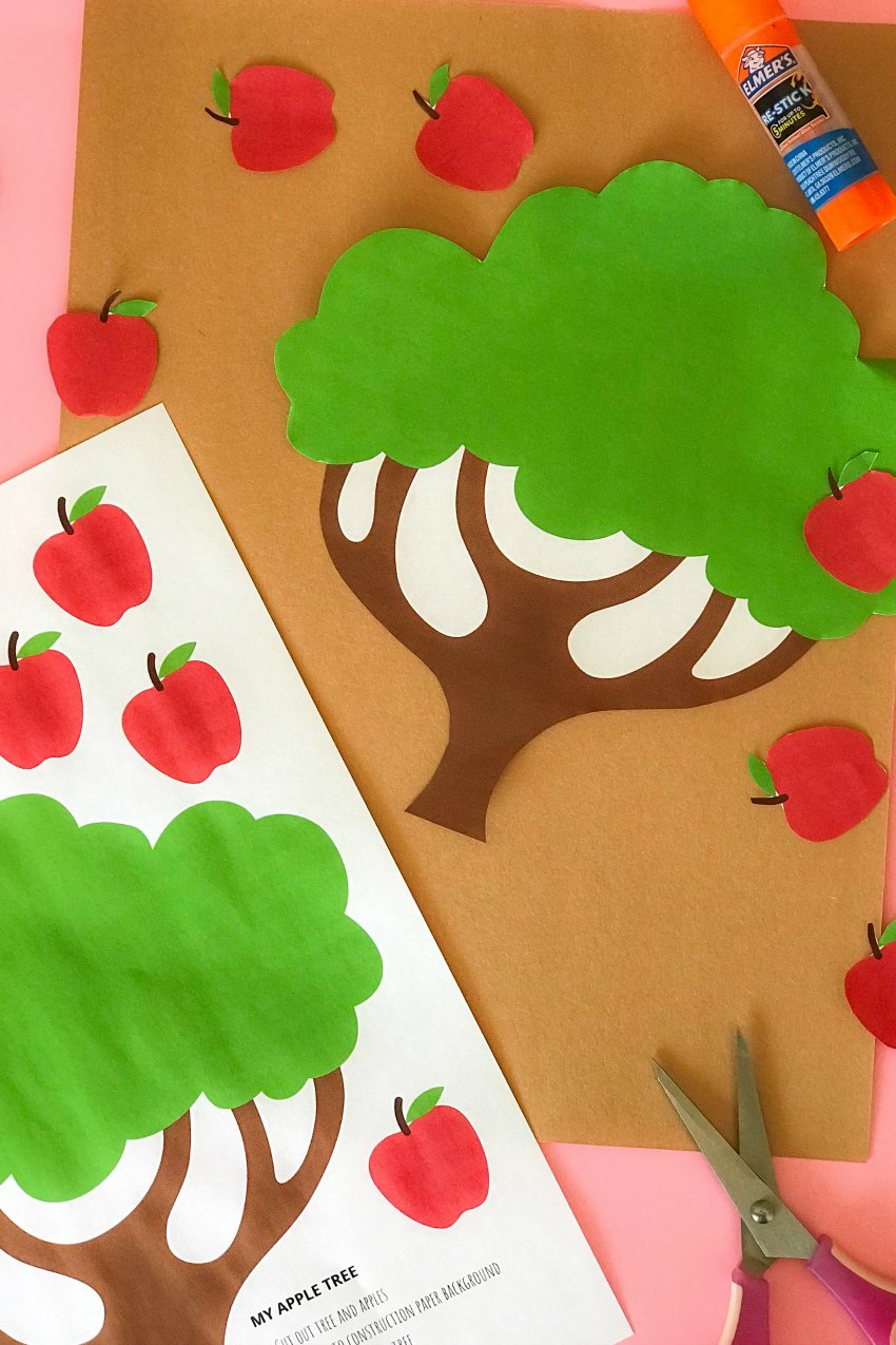 Free printable apple tree craft for kids the best of this life