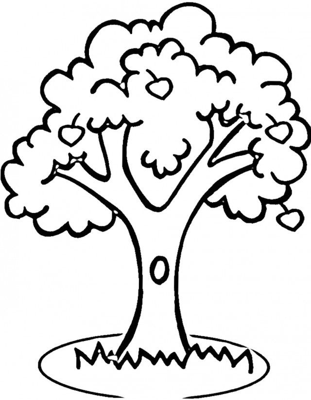 Apple tree coloring pages printable apple coloring pages tree coloring page emoji coloring pages