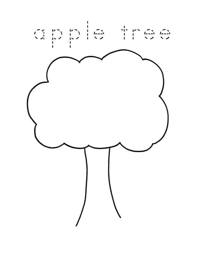 Apple tree printable share remember celebrating child home