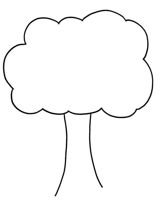 Preschool tree template fadaccdbbafabe outdoor education free printables