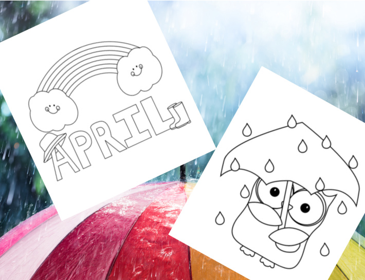 Adorable april coloring pages for kids kids activities blog
