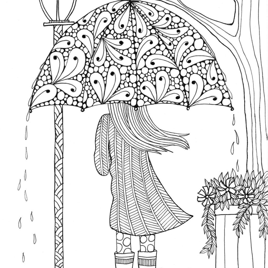 April coloring pages