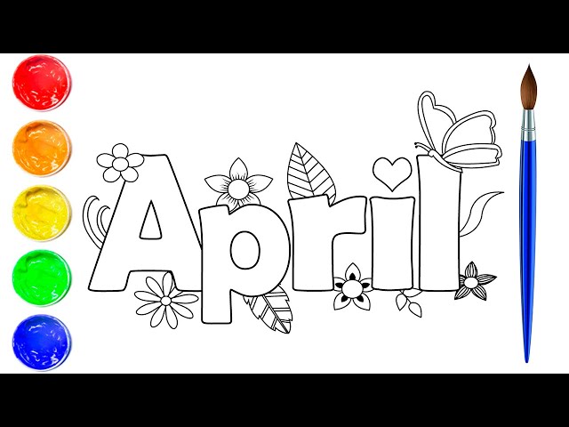 Coloring april coloring pages art and coloring fun