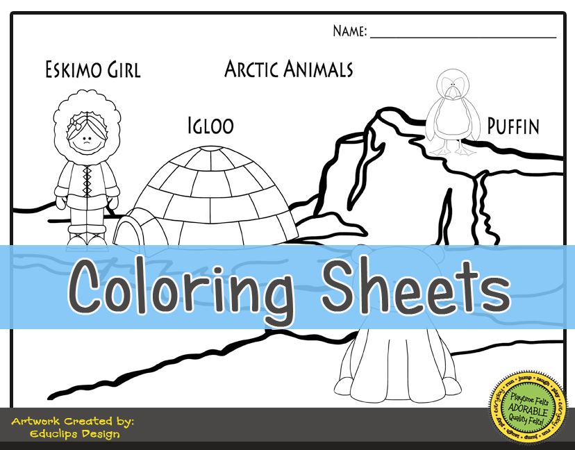 Arctic animals storytime activities for preschool
