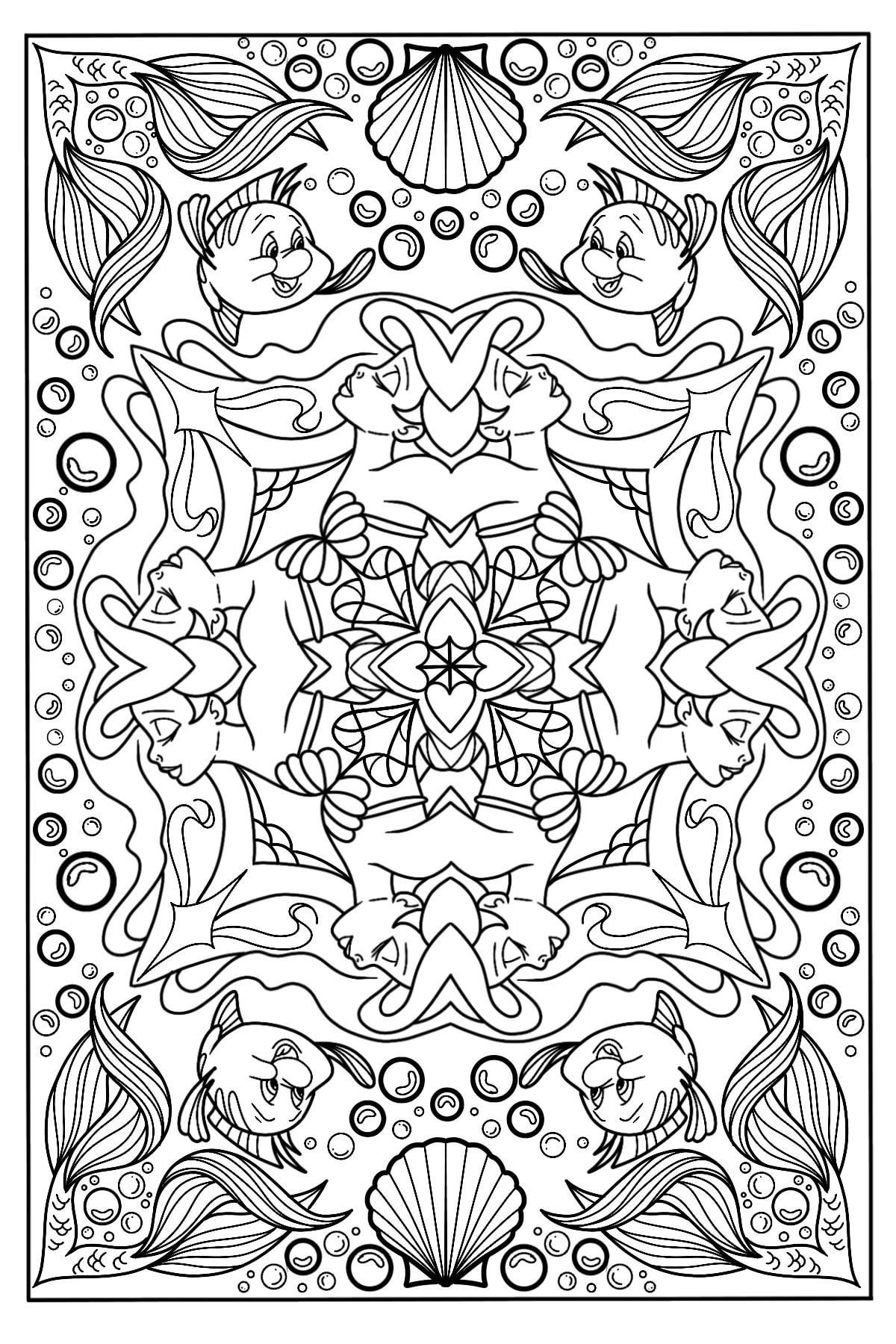 Made an ariel coloring page rcoloringpages