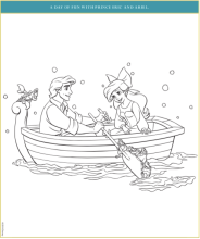 Free little mermaid loring pages and activity sheets