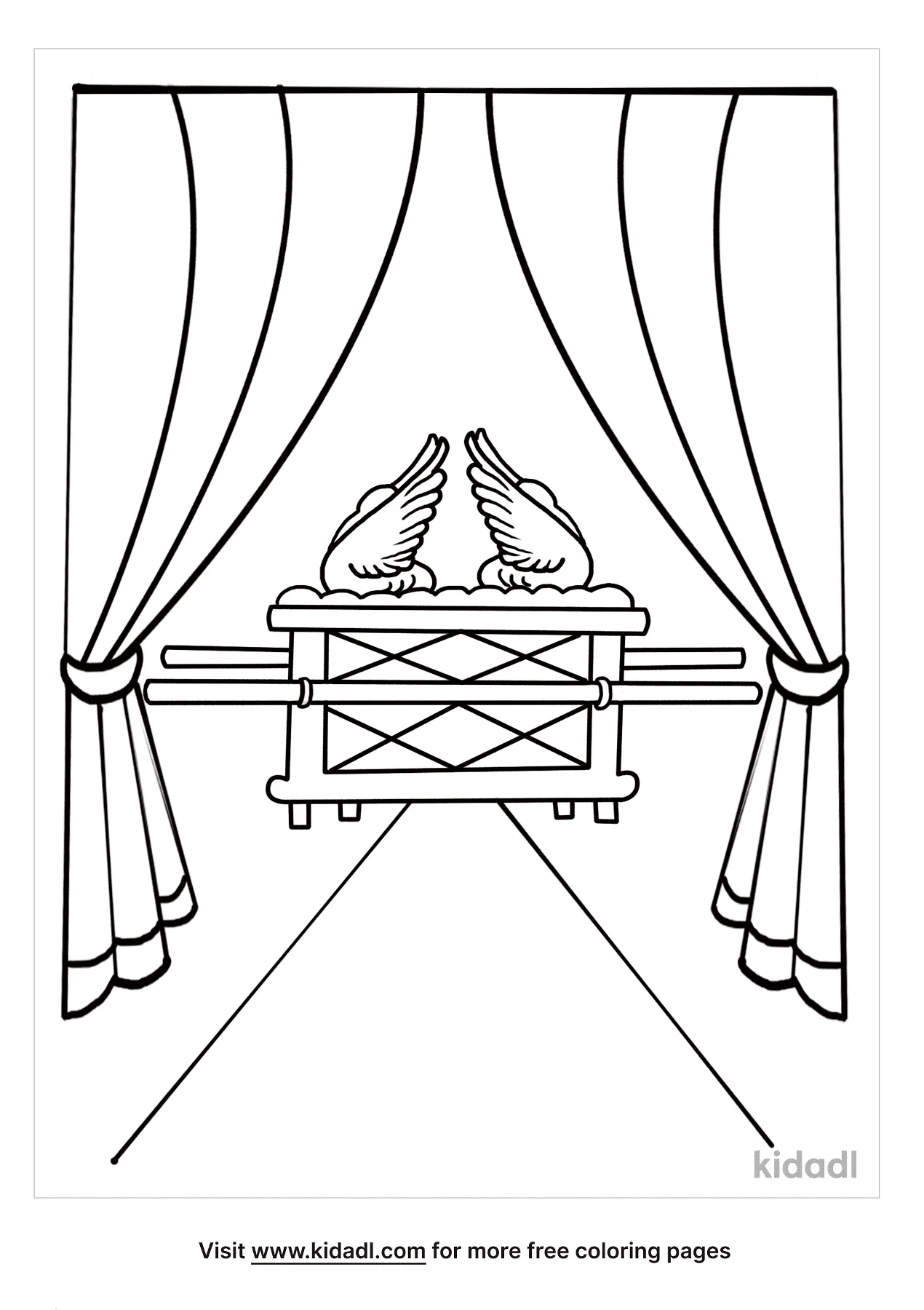 Free ark of the covenant coloring page coloring page printables
