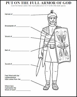 Free sunday school coloring activity