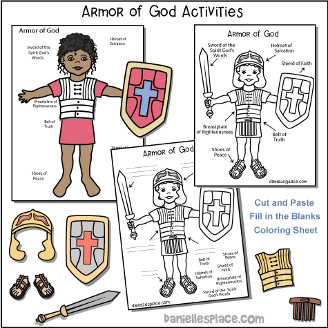 Armor of god crafts and activities for children