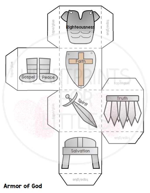 Armor of god craft activities ephesians
