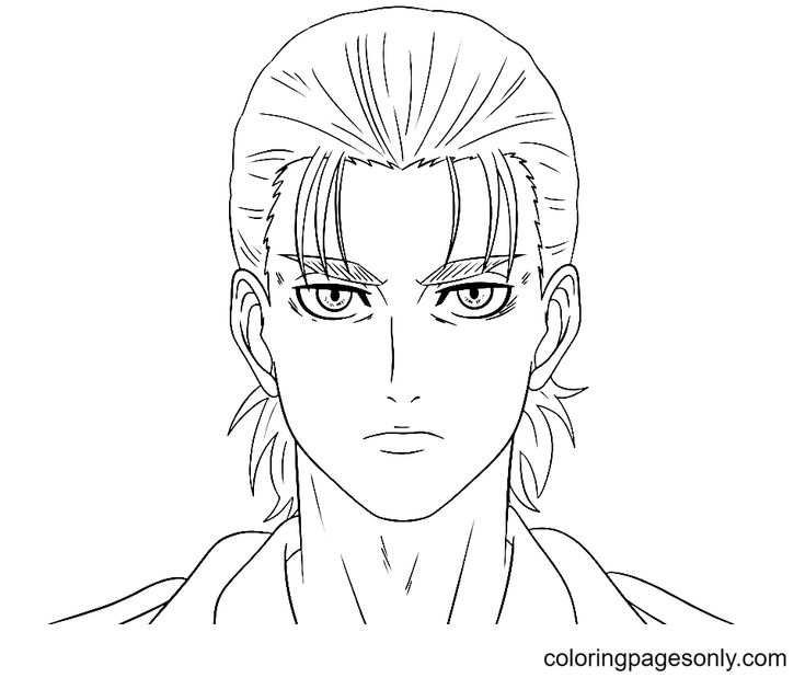 Eren yeager coloring pages