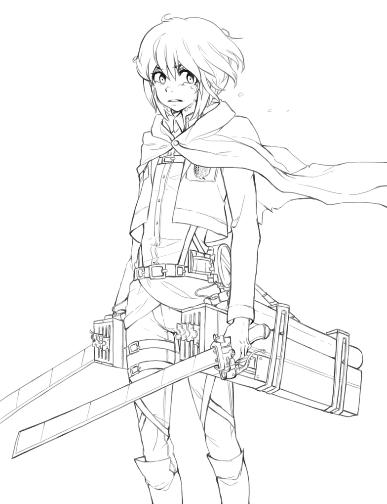 Aot coloring pages
