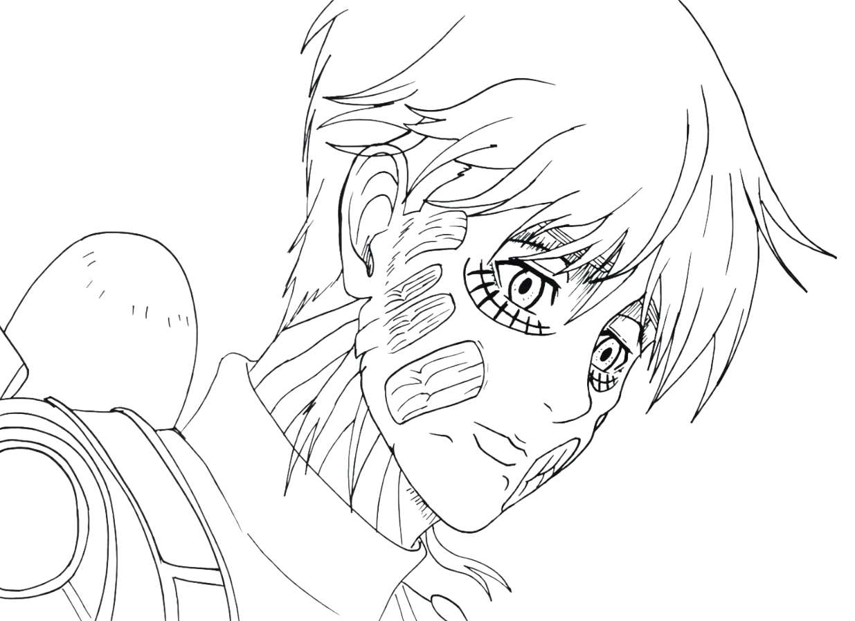 Attack on titans coloring pages