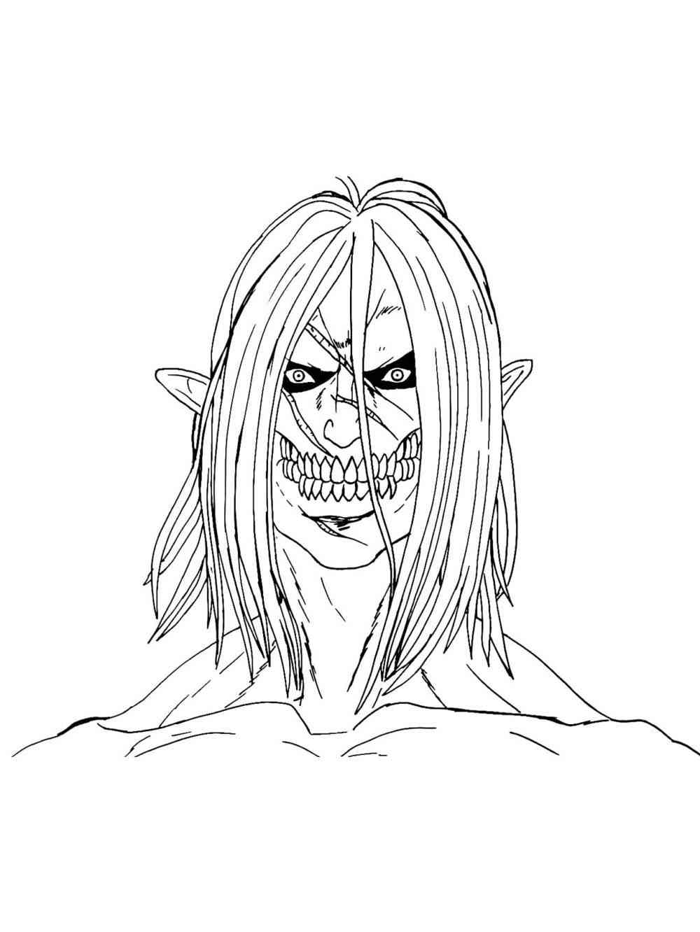 Attack on titan coloring pages