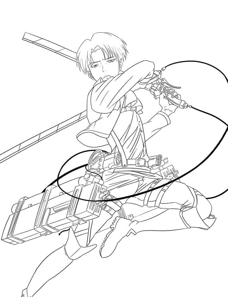 Attack on titan coloring pages