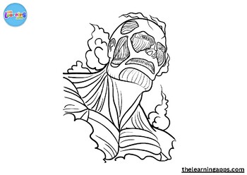 Free colossal titan coloring pages for kids printable worksheets mcpo